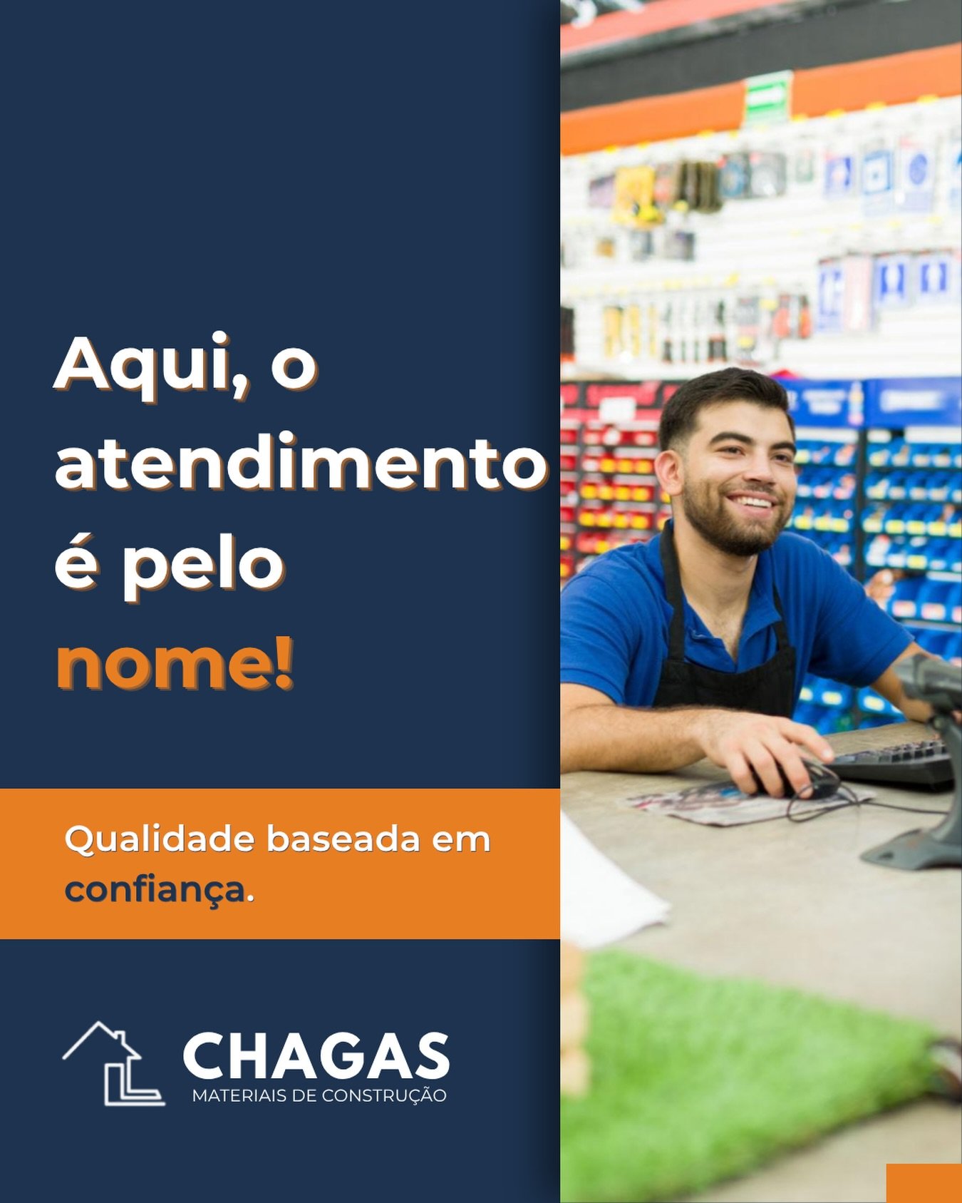 Atendimento na Chagas Materiais de Construção